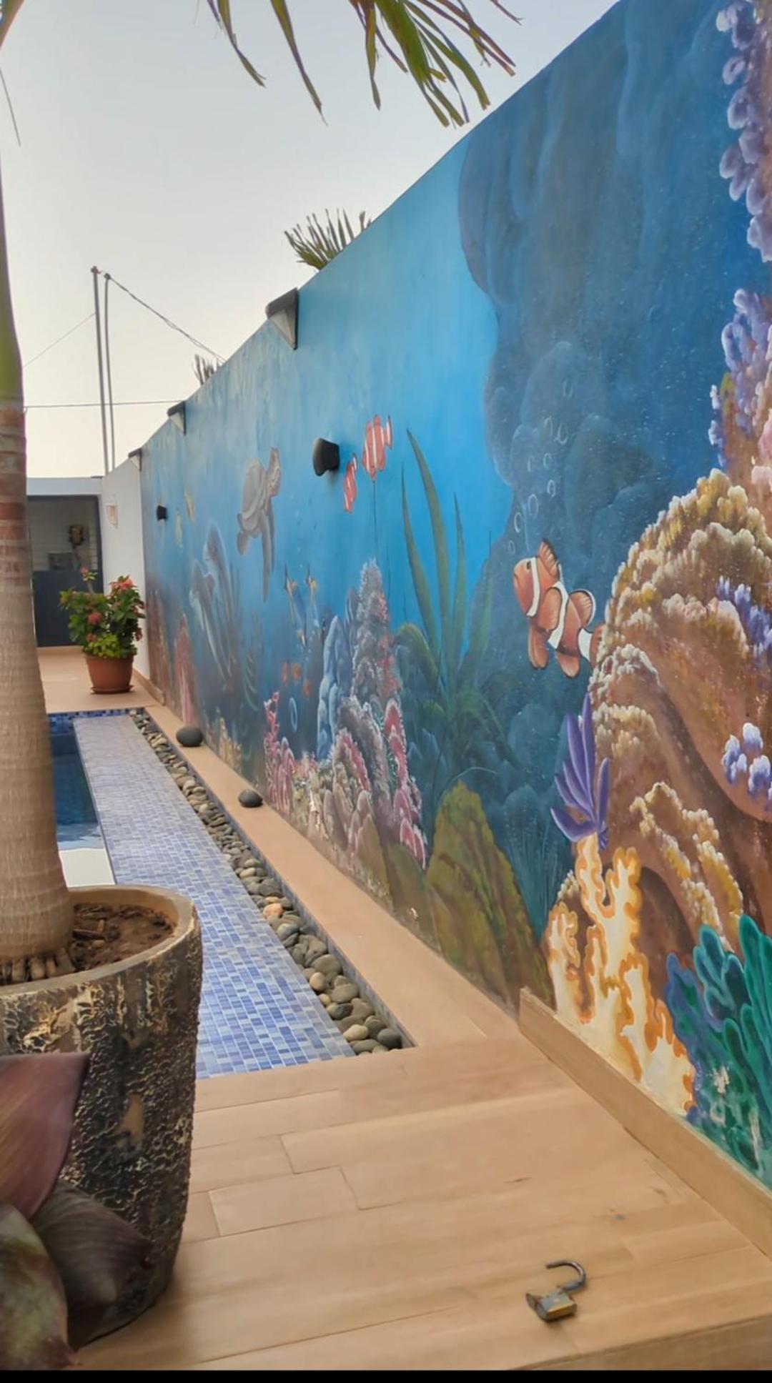 Villa Hawa, Decor Unique & Piscine Сомоне Екстериор снимка